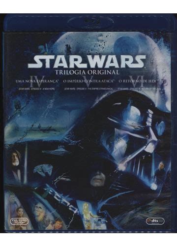 Sebo Do Messias DVD BLU RAY Star Wars Trilogia Original 3 Discos