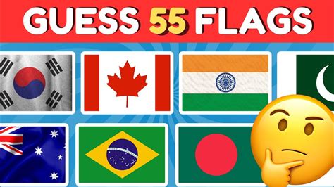 Guess 55 Country In 5 Seconds Can You Guess The 55 Flags 🚩guess The Country By Flag Quiz