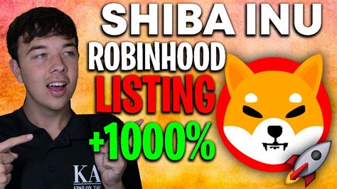 Shiba Inu Coin Robinhood Listing Tomorrow Elon Musk Tweets Youtube