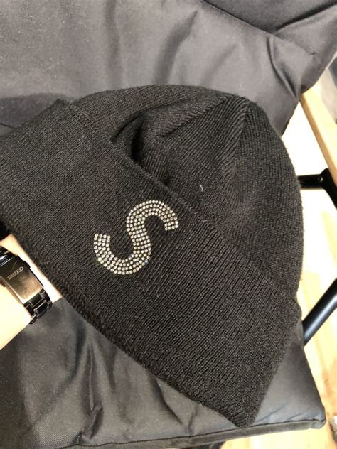 21SS Supreme New Era Swarovski S Logo Beanie Black シュプリーム ニューエラ スワロフスキー