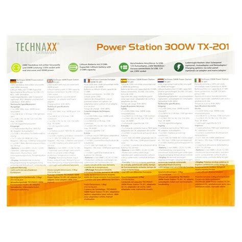 Technaxx Powerstation Tx Wh Max Leistung W Bauhaus