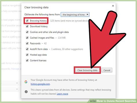 10 Ways To Delete Recent Searches Wikihow