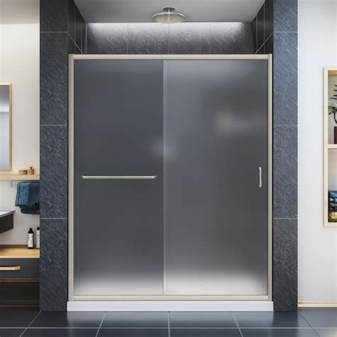 Dreamline Dreamline Enigma Xo 56 60 In W X 76 In H Fully Frameless Sliding Shower Door I