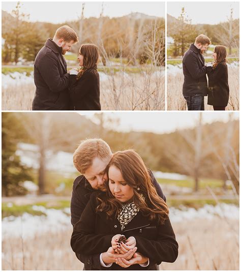 Engagement Session at Evergreen Lake House - Swing Photo Colorado Blog