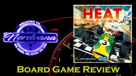 Heat Pedal To The Metal Board Game Review Youtube