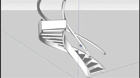 Escalier En Colimacon Sketchup