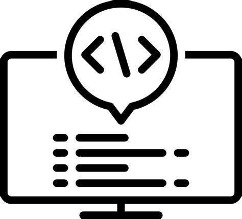 Line Icon For Syntax 17134003 Vector Art At Vecteezy