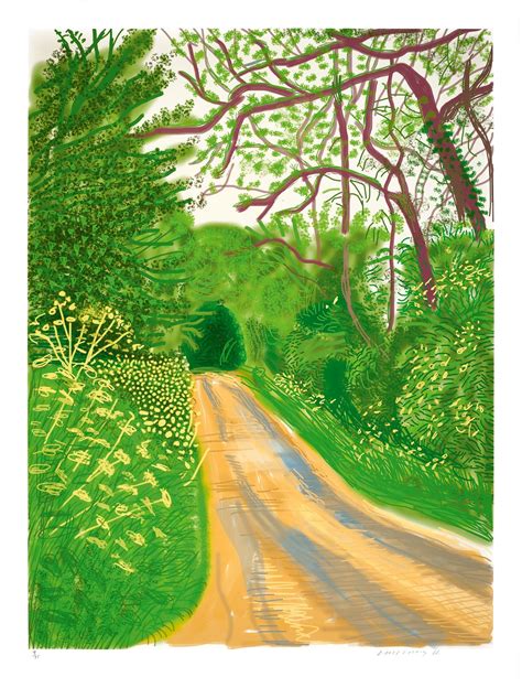 David Hockney The Arrival Of Spring In Woldgate East Yorkshire In