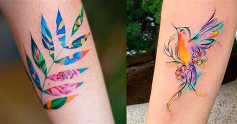 Tatuajes de acuarela que querrás hacerte ASAP