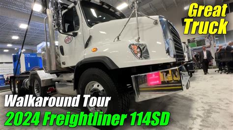 Impressive Work Truck Freightliner Sd Plus Day Cab Youtube