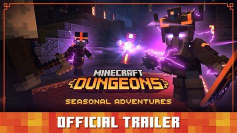 Minecraft Dungeons Seasonal Adventures Official Trailer Youtube