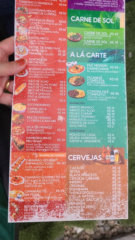 Menu Em Meu Bhar Mineir O Pub Bar Belo Horizonte