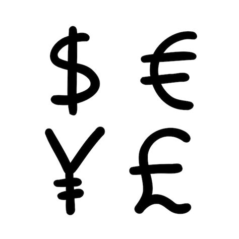 Premium Vector Currency Money Finance Sign Icons Vector Illustration