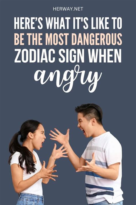 12 Zodiac Signs Ranked When They Get Angry Whos The Most Dangerous