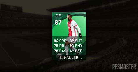 Sébastien Haller PES 2021 Stats