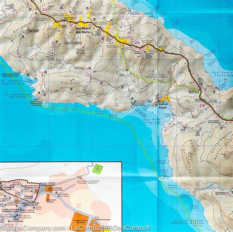 Hiking Map - Folegandros Island (Greece) # 316 | Terrain Cartography – La Compagnie des Cartes ...