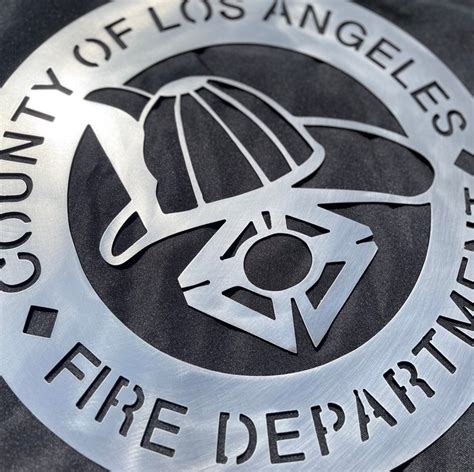 Los Angeles County Lacofd Metal Logo - Etsy