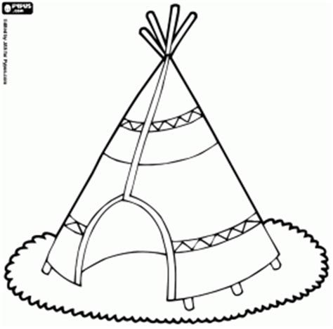 Kleurplaat Capanna Coloriage Hutte Hut Prehistorie Age Prehistoric