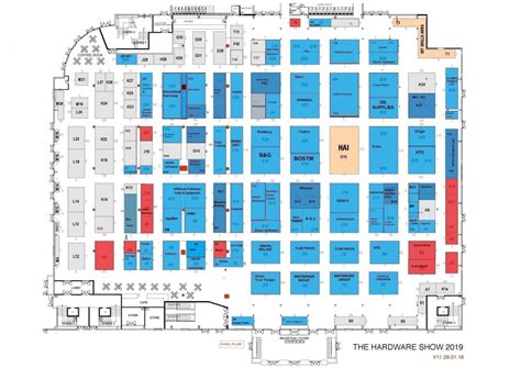 Hardware Floorplan With Names The Hardware Show