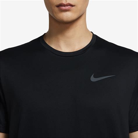 Nike Pro Dri Fit T Shirt Black Dark Grey Mens Clothing