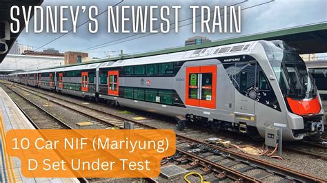 Sydney Trains Vlog Car Nif D Set Mariyung Under Test Youtube