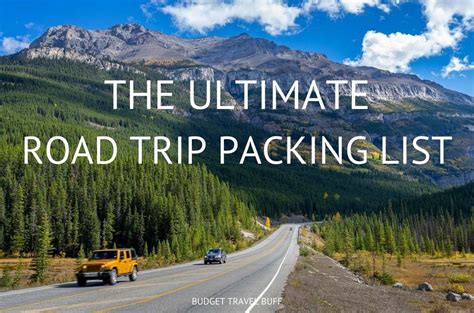 25 Ultimate Road Trip Essentials For 2023: BudgetTravelBuff