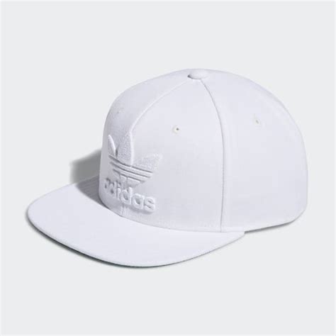 Adidas Trefoil Snapback Hat White Free Shipping With Adiclub