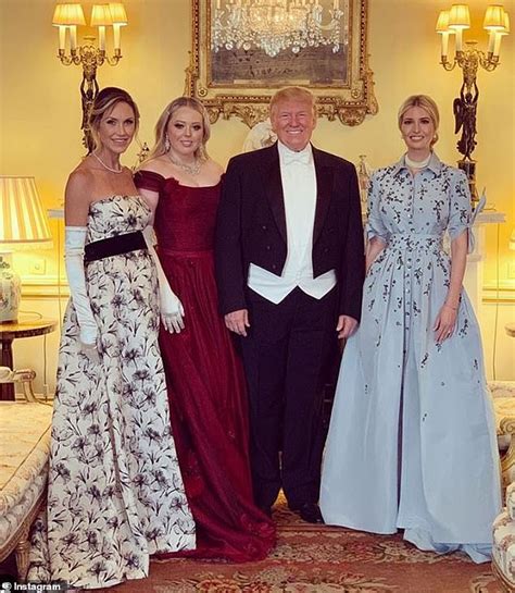 Ivanka dons a blue 'shirt dress' as she attends banquet at Buckingham Palace | Daily Mail Online