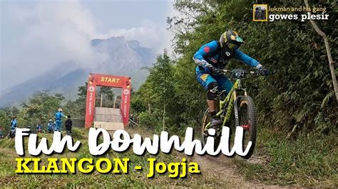 Gowes Plesir Ke Joga Fun Downhill Di Klangon Youtube