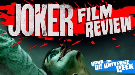 Joker Movie Review No Spoilers Youtube