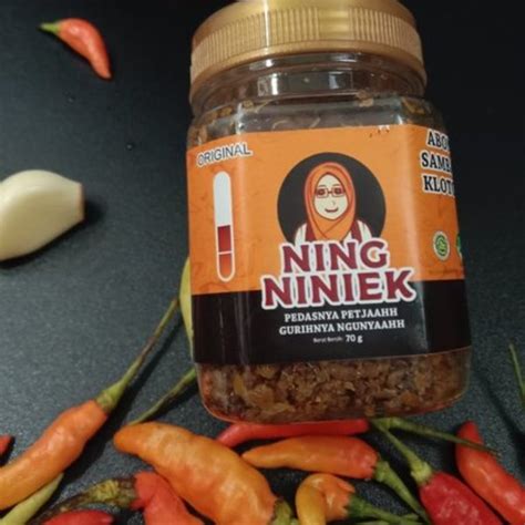 Jual Abon Sambal Klotok Ning Niniek Abon Sambel Ikan Asin Khas