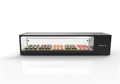 Gekoelde Sushi Vitrine Zuinige Motor 1320x380x H 300mm