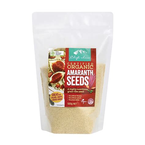 Certified Organic Amaranth Seeds Premium Gourmet Food