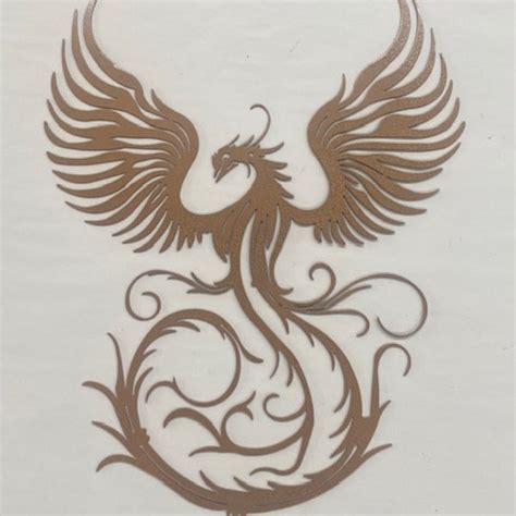 Phoenix Metal Wall Art Etsy