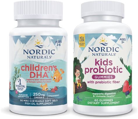 Nordic Naturals Paquete De Iniciaci N Cognitivo Y Digestivo Para Ni Os