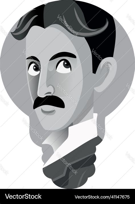 Nikola Tesla Caricature