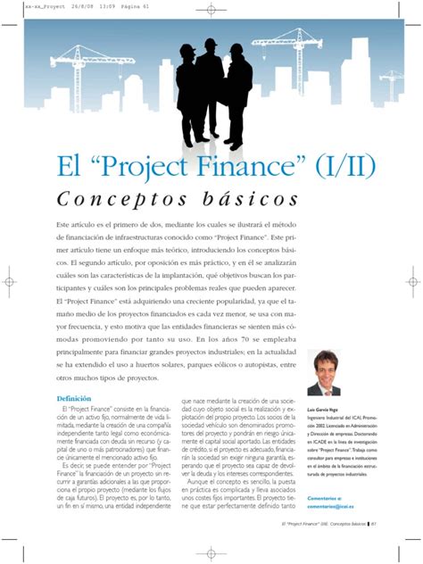project finance conceptos   outsourcing bancos