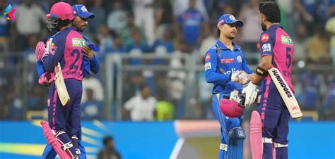 Ipl Mi Vs Rr Award Winners Man Of The Match Post Match