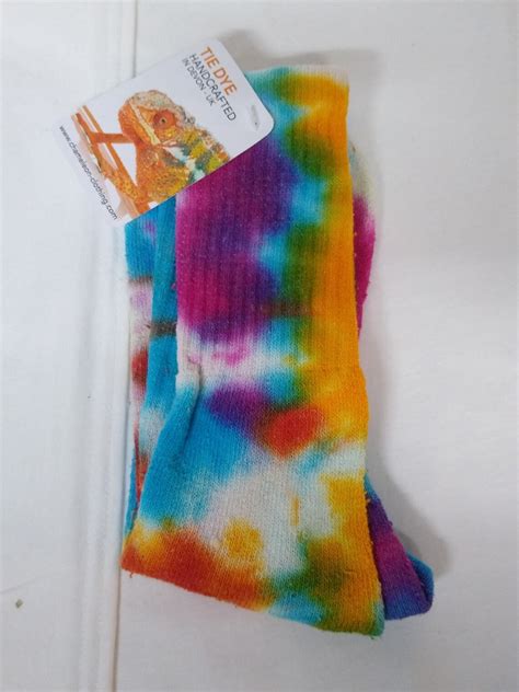 Tie Dye Rainbow Socks Kids And Adults Etsy