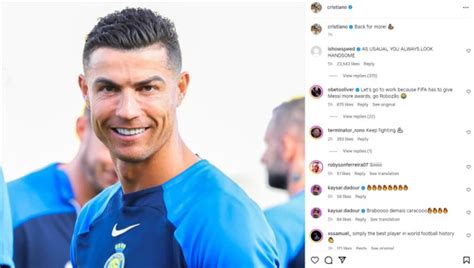 Ronaldo Có Thông điệp đầu Tiên Sau Khi Messi Giành Danh Hiệu Tranh Cãi