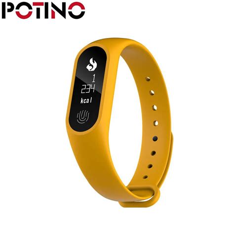 POTINO M2 Plus Bluetooth Sport Smart Wristband Pedometer Heart Rate