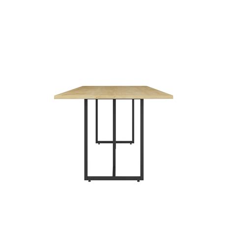 Kit 04 Cadeiras Clarice Nude E 01 Mesa De Jantar 04 Lugares Jade 90 Cm