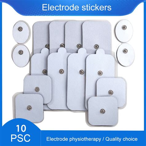 10pcs Self Replacement Reusable Electrode Pads Tens Electrodes Non