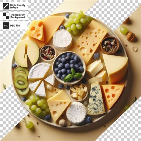 Fromage Psd Et Olives Sur Fond Transparent PSD Premium