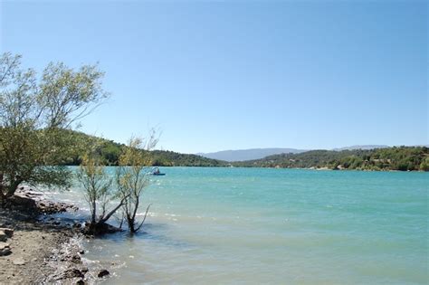 Lac De Saint Cassien Zonnig Zuid Frankrijk