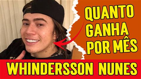 Atualizado Agosto Quanto Ganha O Canal Do Whindersson Nunes Por