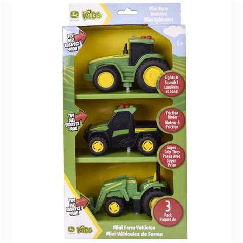 John Deere 3 Pack Mini Vehicle Tractor 470374 Blain S Farm Fleet