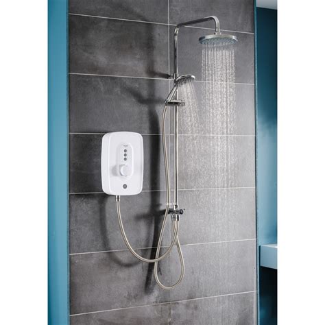 Triton Asta Duelec Electric Shower White 105kw Toolstation