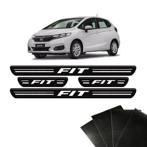 Kit Soleira Da Porta Honda Fit Adesivo Protetor Sportinox