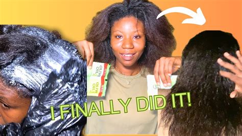 Diy Relaxer Routine How I Relax My Hair At Home Relaxed Hair Youtube